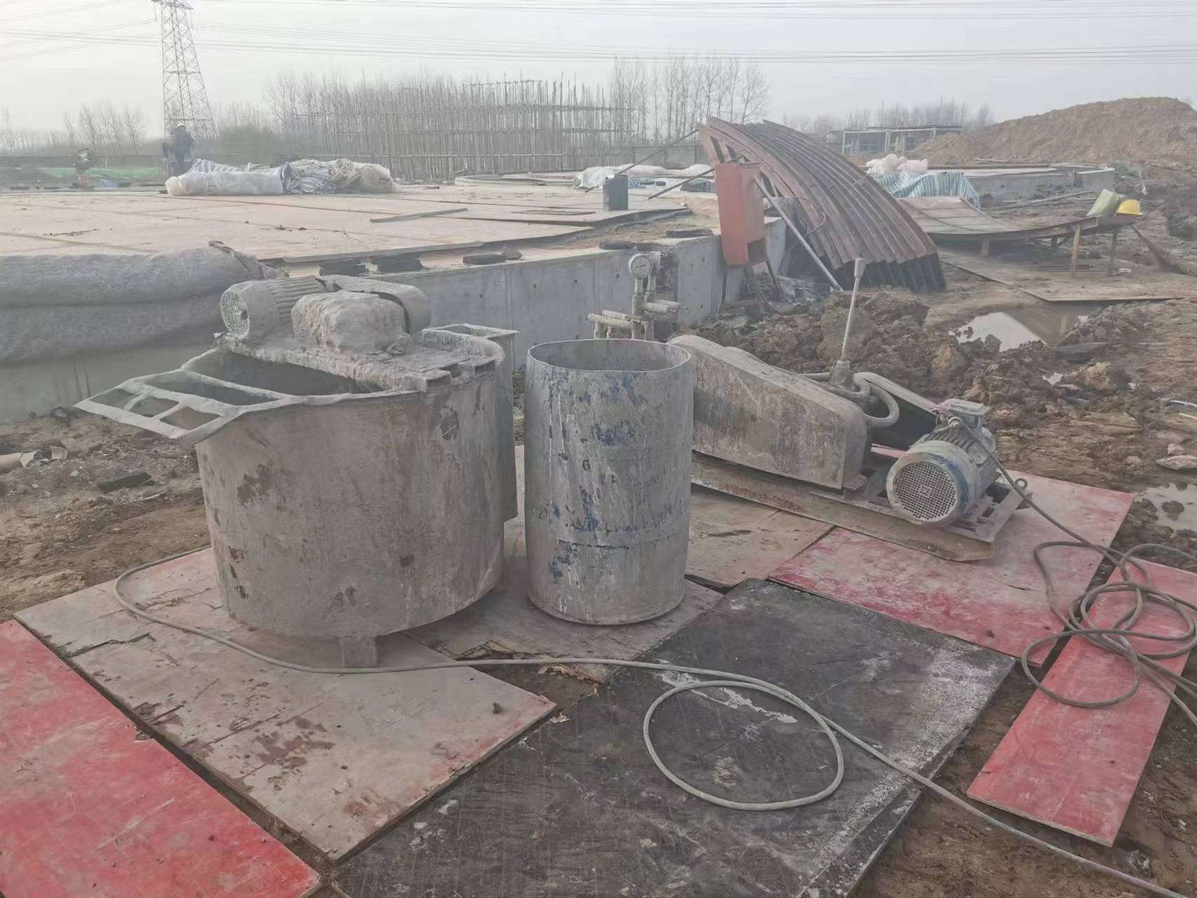 法库设备基础注浆