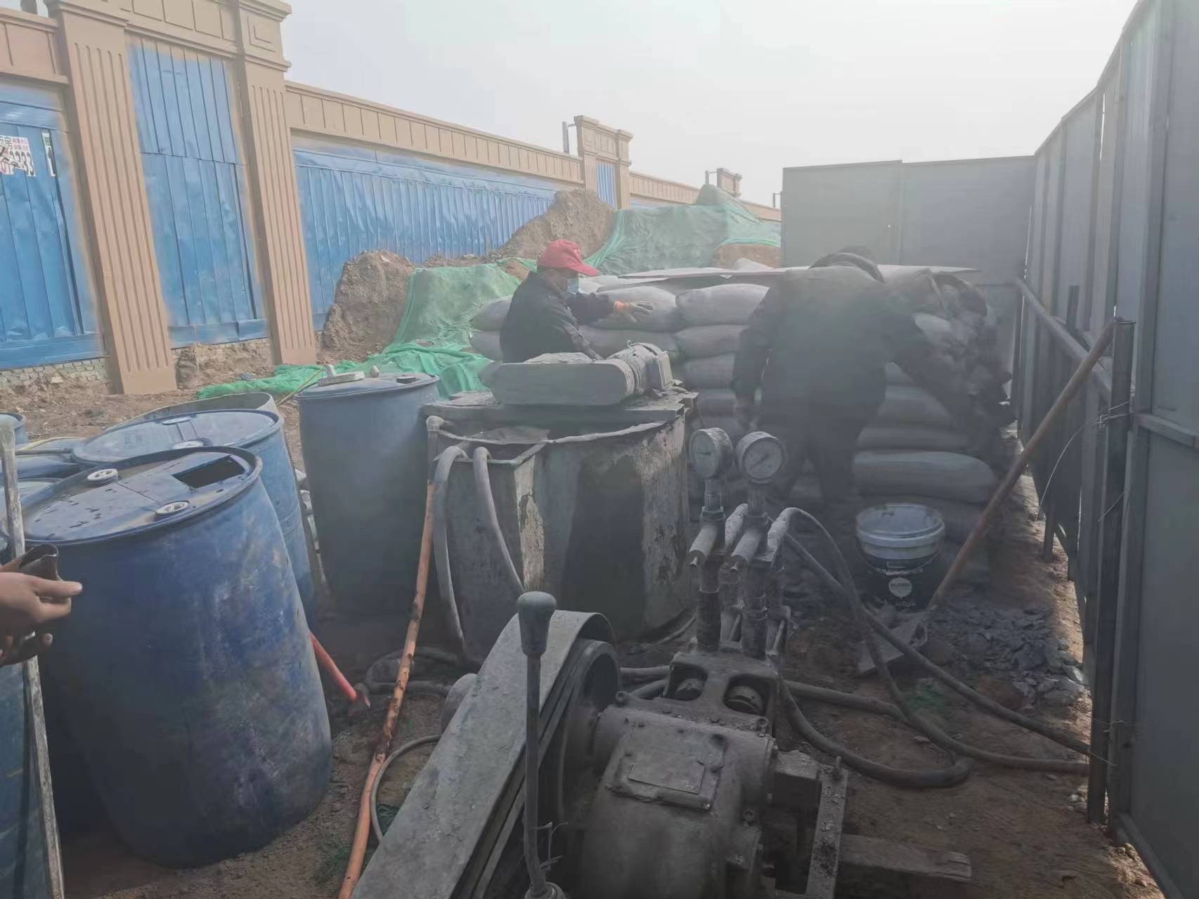 法库房屋下沉注浆